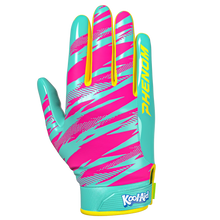 Load image into Gallery viewer, Kool-Aid 'Sharkleberry Fin' Football Gloves - VPS4 by Phenom Elite
