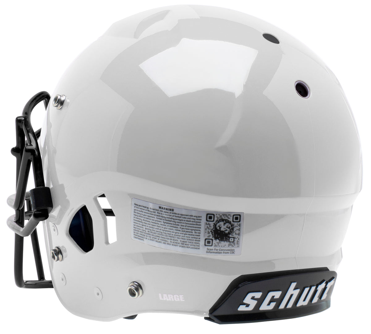 Schutt A11 Youth Football Helmet w/ attached Carbon Steel Faceguard