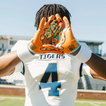 Load image into Gallery viewer, The Flintstones &quot;Bedrock Blitz&quot; Football Gloves - VPS5 by Phenom Elite